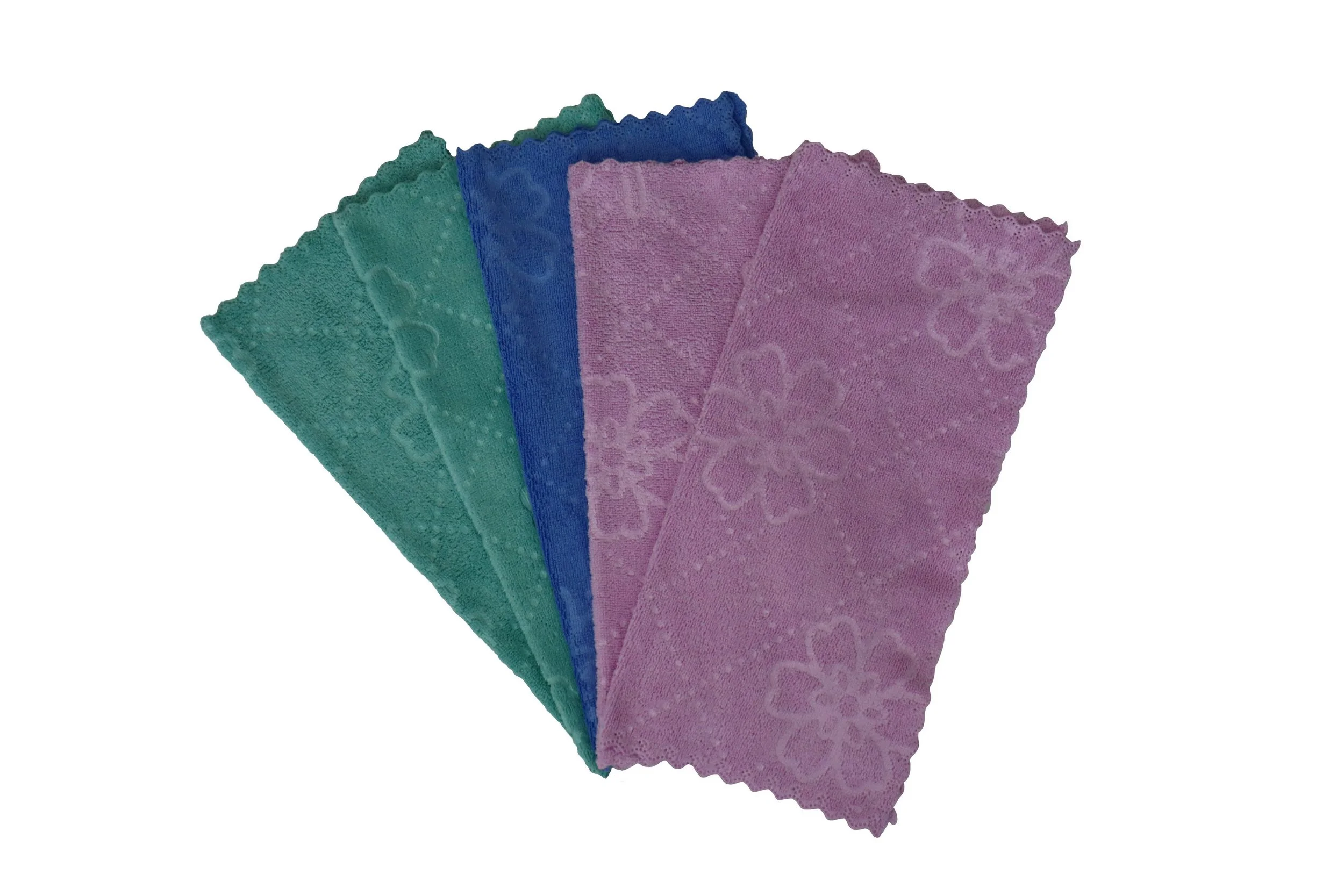 Microfasertücher „Prilblümchen“ – 5er-Set, 300 GSM, 30 × 30 cm